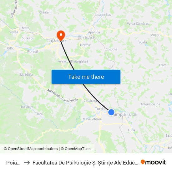 Poiana to Facultatea De Psihologie Și Științe Ale Educației map