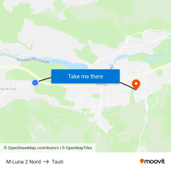 M-Luna 2 Nord to Tauti map
