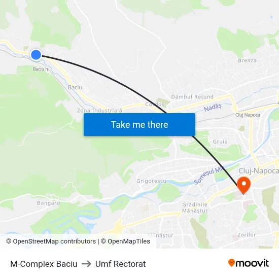M-Complex Baciu to Umf Rectorat map
