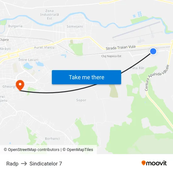 Radp to Sindicatelor 7 map