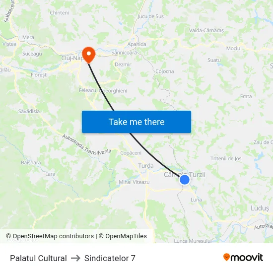 Palatul Cultural to Sindicatelor 7 map