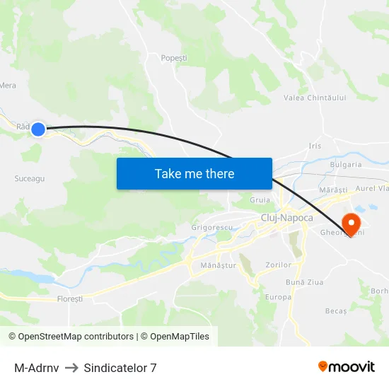 M-Adrnv to Sindicatelor 7 map