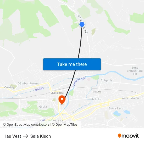 Ias Vest to Sala Kisch map