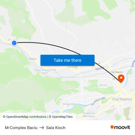 M-Complex Baciu to Sala Kisch map