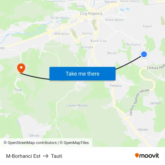 M-Borhanci Est to Tauti map