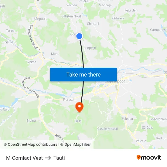 M-Comlact Vest to Tauti map