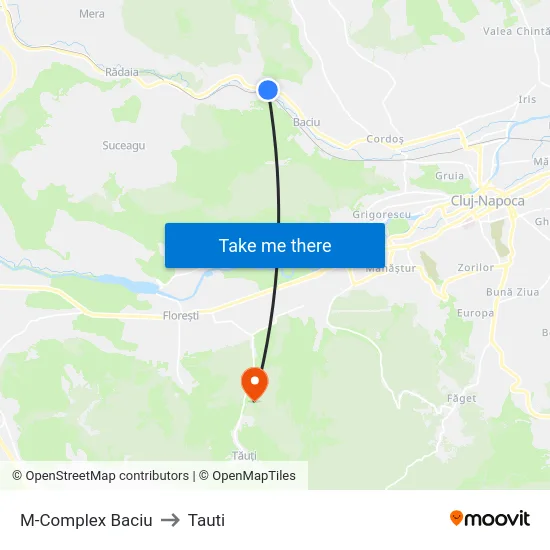 M-Complex Baciu to Tauti map