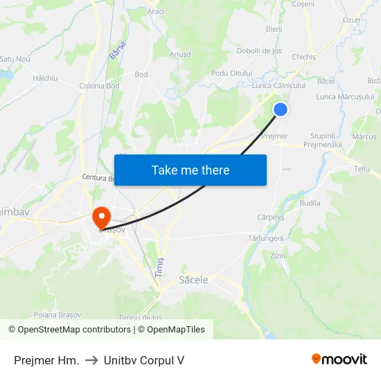 Prejmer Hm. to Unitbv Corpul V map