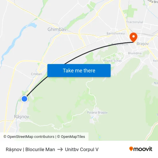 Râșnov | Blocurile Man to Unitbv Corpul V map
