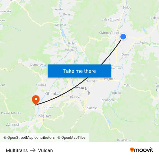 Multitrans to Vulcan map