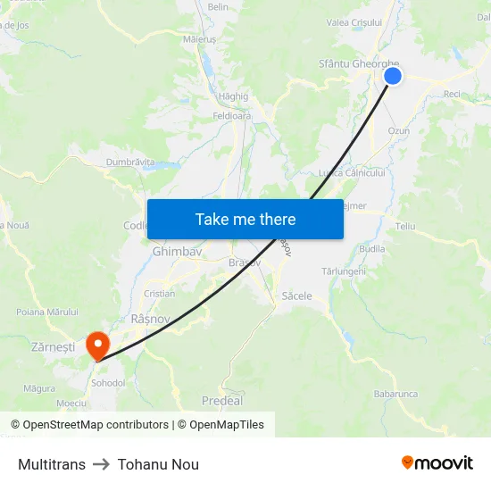 Multitrans to Tohanu Nou map