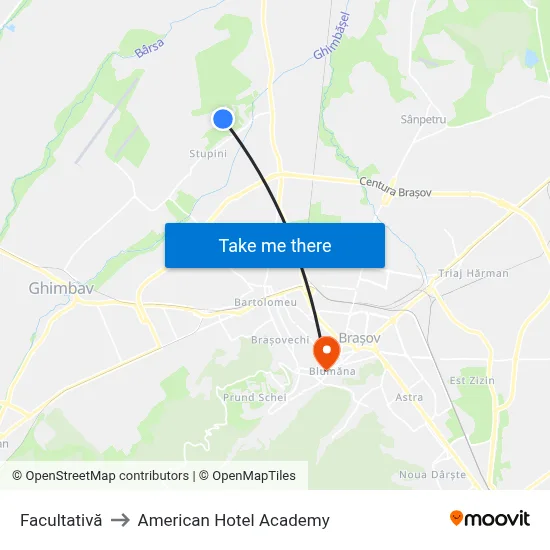 Facultativă to American Hotel Academy map