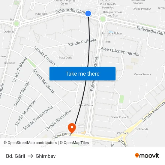 Bd. Gării to Ghimbav map