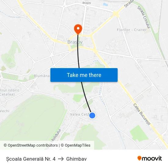 Școala Generală Nr. 4 to Ghimbav map