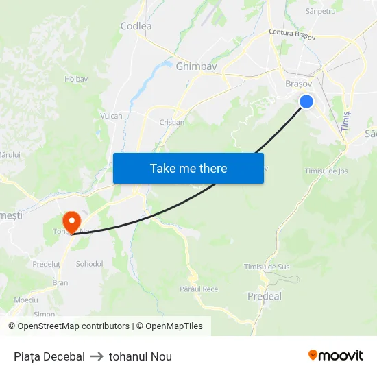 Piața Decebal to tohanul Nou map