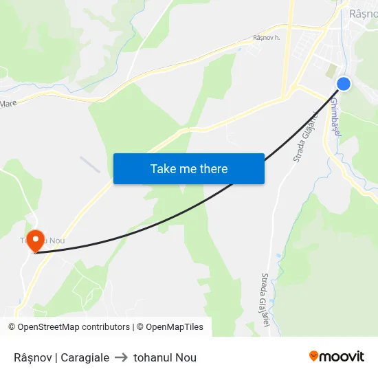 Râșnov | Caragiale to tohanul Nou map