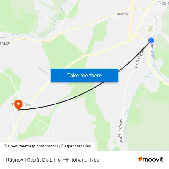 Râșnov | Capăt De Linie to tohanul Nou map