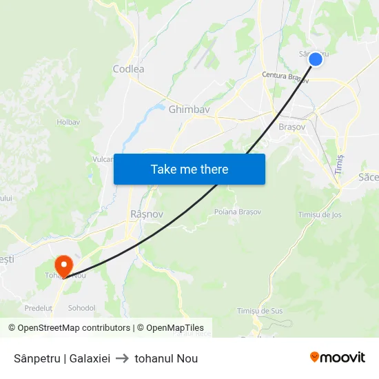 Sânpetru | Galaxiei to tohanul Nou map