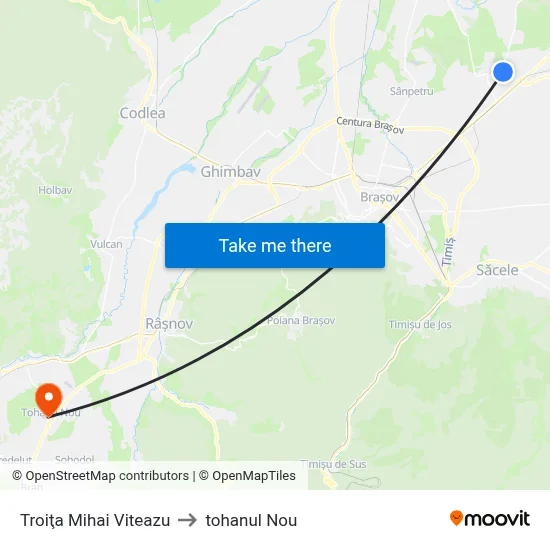 Troiţa Mihai Viteazu to tohanul Nou map