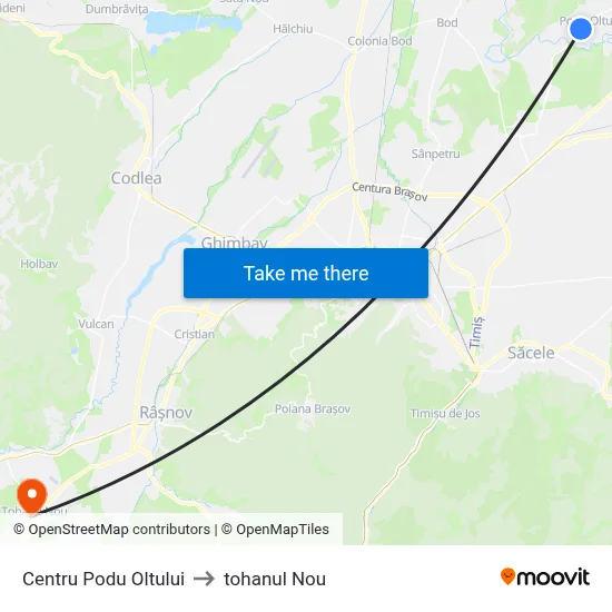 Centru Podu Oltului to tohanul Nou map