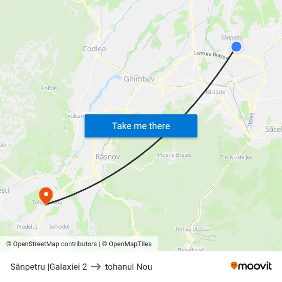 Sânpetru |Galaxiei 2 to tohanul Nou map