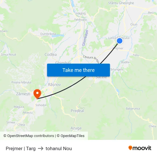 Prejmer | Targ to tohanul Nou map