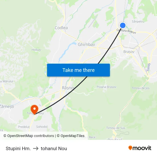 Stupini Hm. to tohanul Nou map
