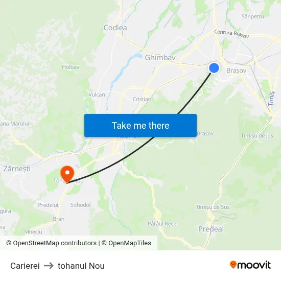 Carierei to tohanul Nou map