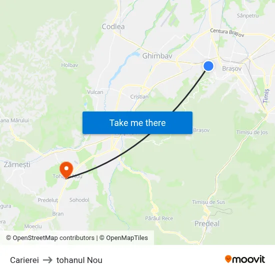 Carierei to tohanul Nou map