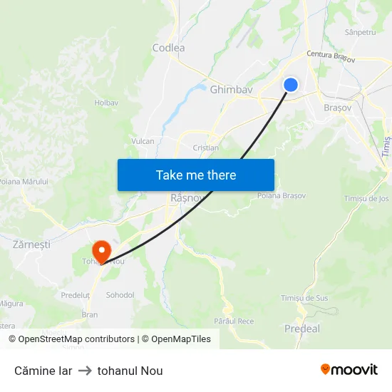 Cămine Iar to tohanul Nou map