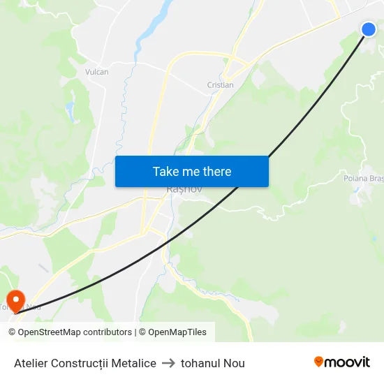 Atelier Construcții Metalice to tohanul Nou map
