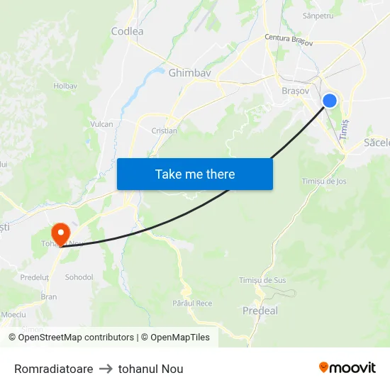 Romradiatoare to tohanul Nou map