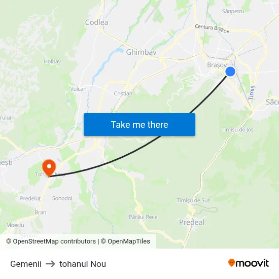 Gemenii to tohanul Nou map