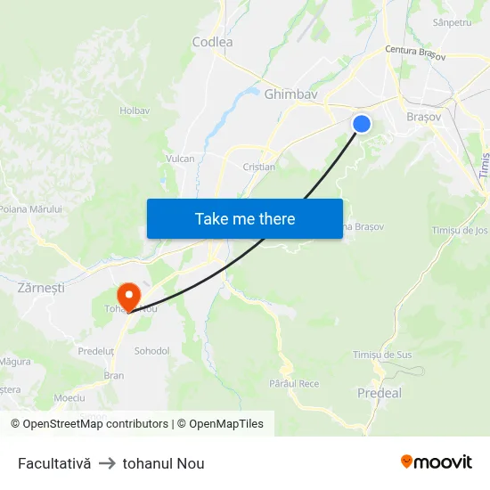 Facultativă to tohanul Nou map