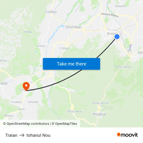Traian to tohanul Nou map