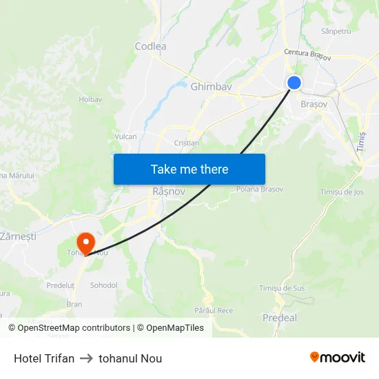 Hotel Trifan to tohanul Nou map