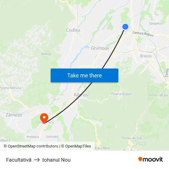 Facultativă to tohanul Nou map