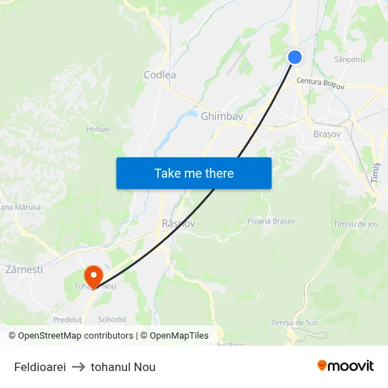 Feldioarei to tohanul Nou map