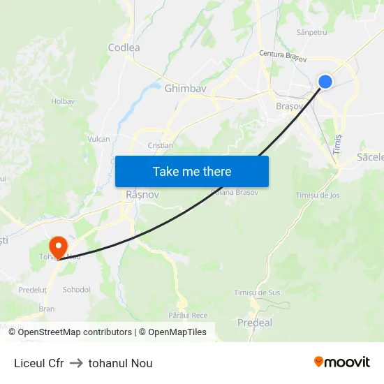 Liceul Cfr to tohanul Nou map