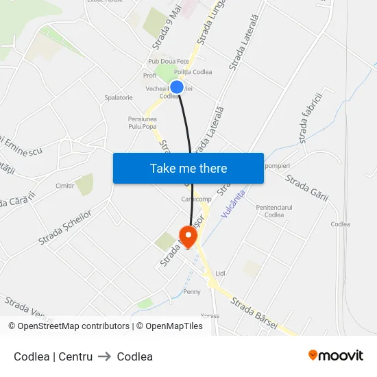 Codlea | Centru to Codlea map