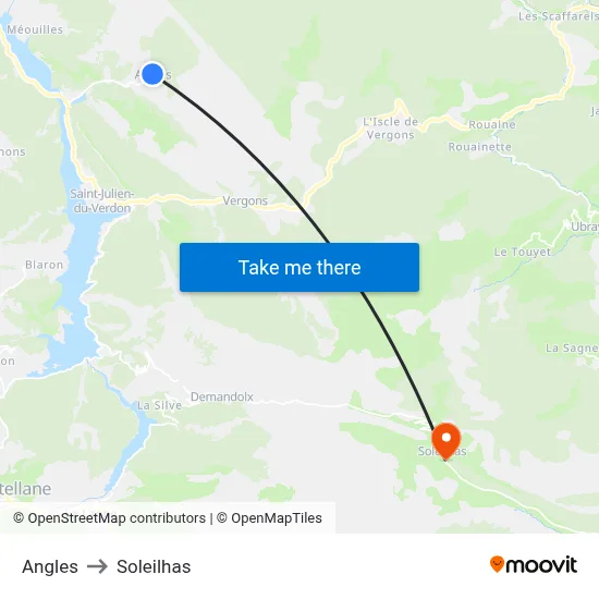 Angles to Soleilhas map