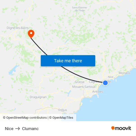 Nice to Clumanc map