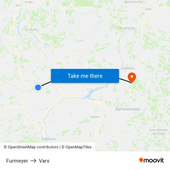 Furmeyer to Vars map