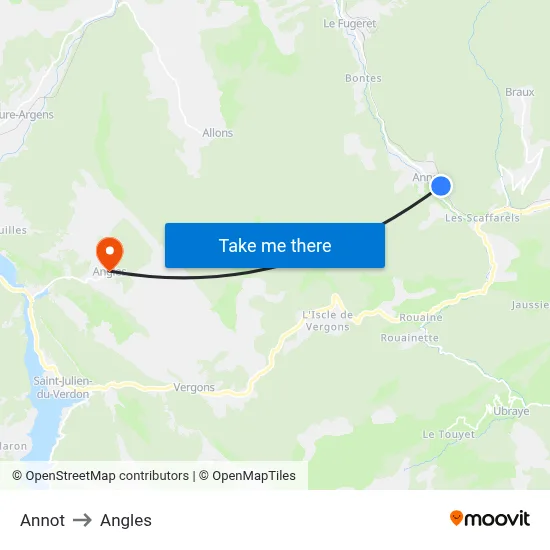 Annot to Angles map