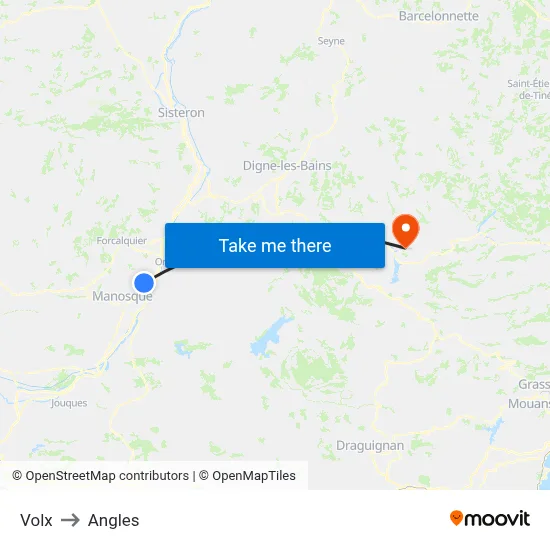 Volx to Angles map