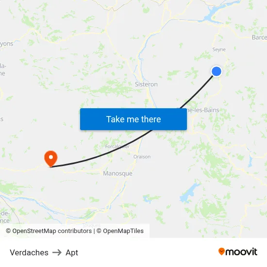 Verdaches to Apt map