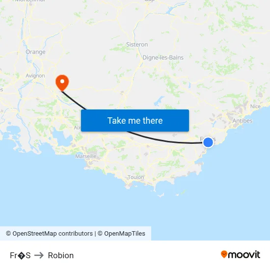Fr�S to Robion map