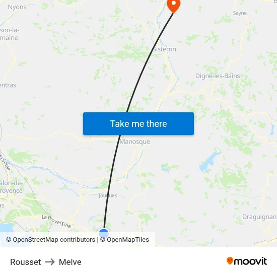 Rousset to Melve map