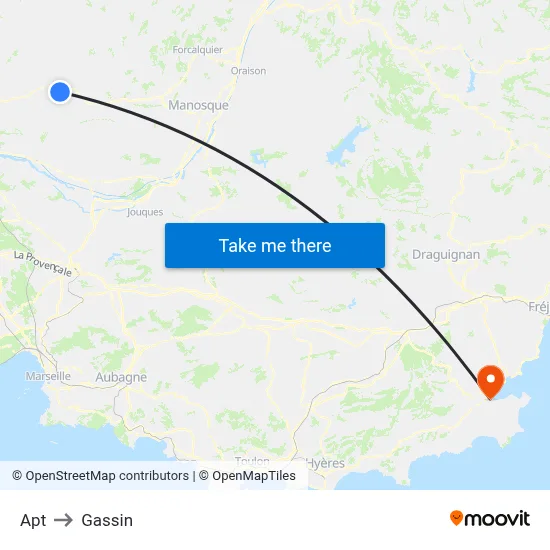 Apt to Gassin map