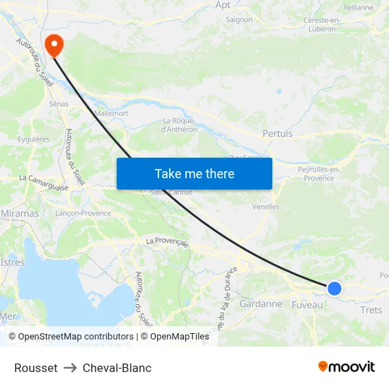 Rousset to Cheval-Blanc map